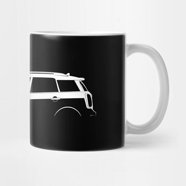 Mini Cooper Countryman (F60) Silhouette by Car-Silhouettes